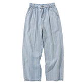 Retro Vertical Stripes Jeans