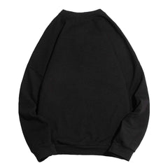 Teddy Patchwork Round Collar Sweatshirt