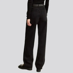 Monochrome black jeans for women