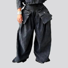 Voluminous baggy jeans for women