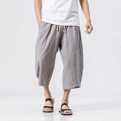 Sekino Cropped Pants Gray