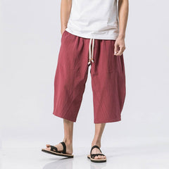 Sekino Cropped Pants Red