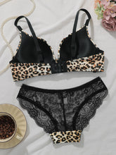 Sexy Leopard Lace Bra