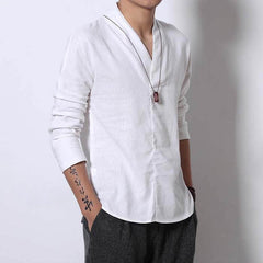 Shinu Sleeve Shirt White