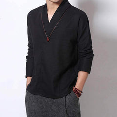 Shinu Sleeve Shirt Black