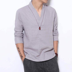 Shinu Sleeve Shirt Gray