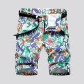 Skinny denim shorts for men