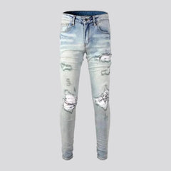 Skinny grunge jeans for men