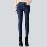 Skinny winter jeans for women