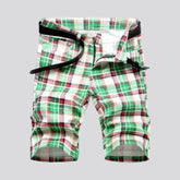 Skinny y2k denim shorts for men