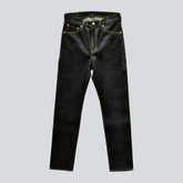 Slim raw self-edge jeans for men