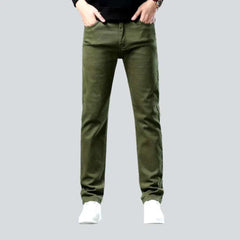 Straight y2k jeans for men