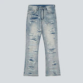 Street distressed jeans for women