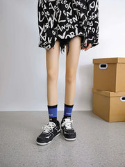 We Love Street High Street Black And White Board Casual Shoes