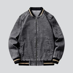 Vintage sherpa jean jacket for men