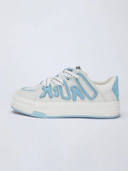 Letter Patchwork Women Shoes