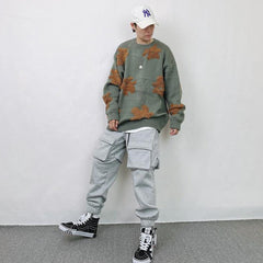 Bear Patch Knit Sweater