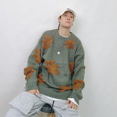 Bear Patch Knit Sweater