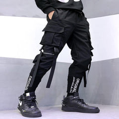 Camouflage Slim Fit Strapped Overalls Cargo Pants
