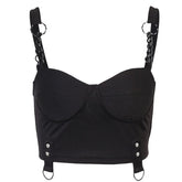 Chain Shoulder Strap Tee