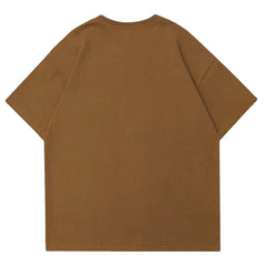 Circular Ghosted Letter Graphic Tee