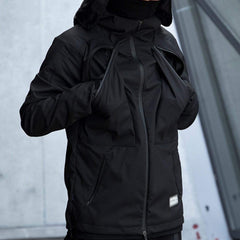 Cyberpunk Waterproof Hooded Jacket