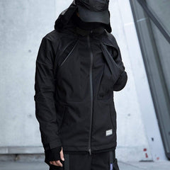 Cyberpunk Waterproof Hooded Jacket