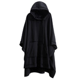 Dark Bat Cloak Cape Wizard Hooded Coat