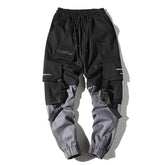 Dark Cargo Tech Pants