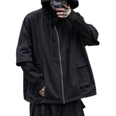 Dark Function Two Drawstring Oversized Hooded Jacket
