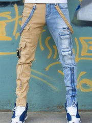 Double Color Casual Jeans