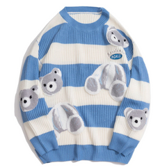 Embroidered B Sweater