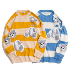 Embroidered B Sweater