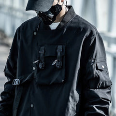 Flexible Streetwear Waterproof Windbreaker Jacket