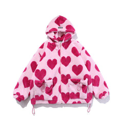 Heart Sherpa Hoodie