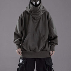 High Necked Guard Techwear Hoodie