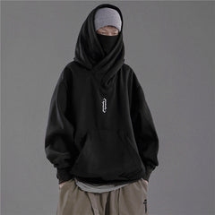 High Necked Guard Techwear Hoodie