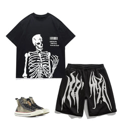 Letter Skull Graffiti Tee