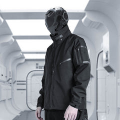 Rainproof Techwear Zippered Multi Pockets Windbreaker Jacket