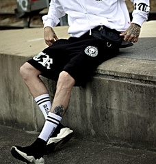 Skull head loose casual running basketball training fitness pants