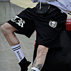 Skull head loose casual running basketball training fitness pants