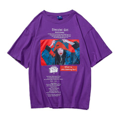 Street style printed Tee