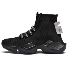 Techwear High Platform Sock Sneakers