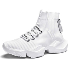 Techwear High Platform Sock Sneakers