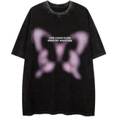 Unreal Butterfly Washed Graphic Tee