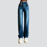 Whiskered women's classic jeans