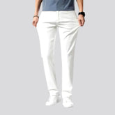 White 90s men's jean pants