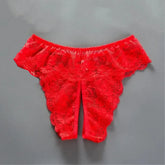 Women Plus Size Open Crotchless Sexy Panties