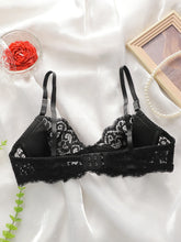 Women's Embroidered Breathable Lace Sexy Bra