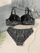 Women's Sexy Heart Print lingerie